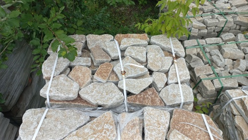 Гранитный плитняк галтованный для парковки купить в Пермском крае