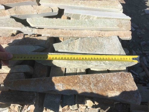 Горбушка златолит золотистый для облицовки купить в Пермском крае