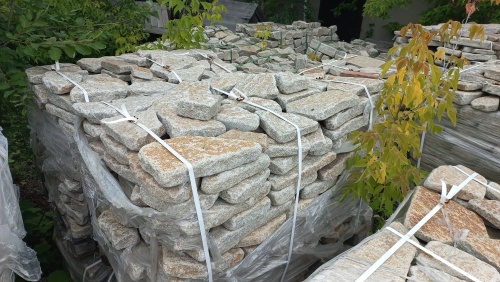 Гранитный плитняк галтованный для парковки купить в Пермском крае