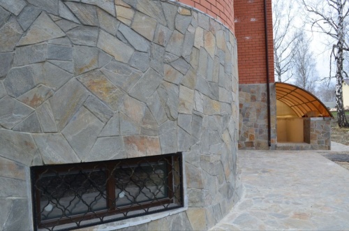 Плитняк златолит Уральский  для фасада купить в Пермском крае